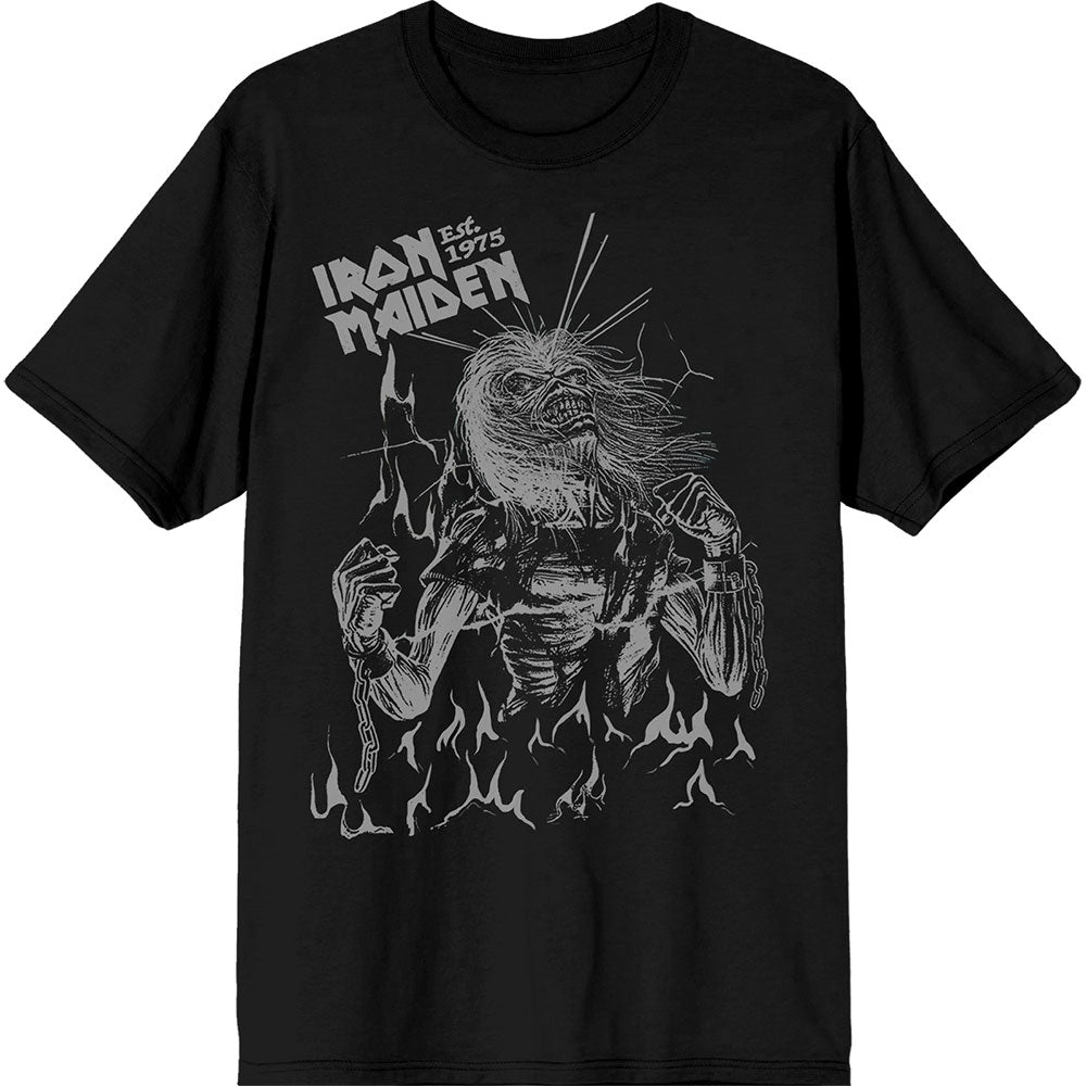 Iron Maiden | Est. 1975 Life After Death Flames | Black