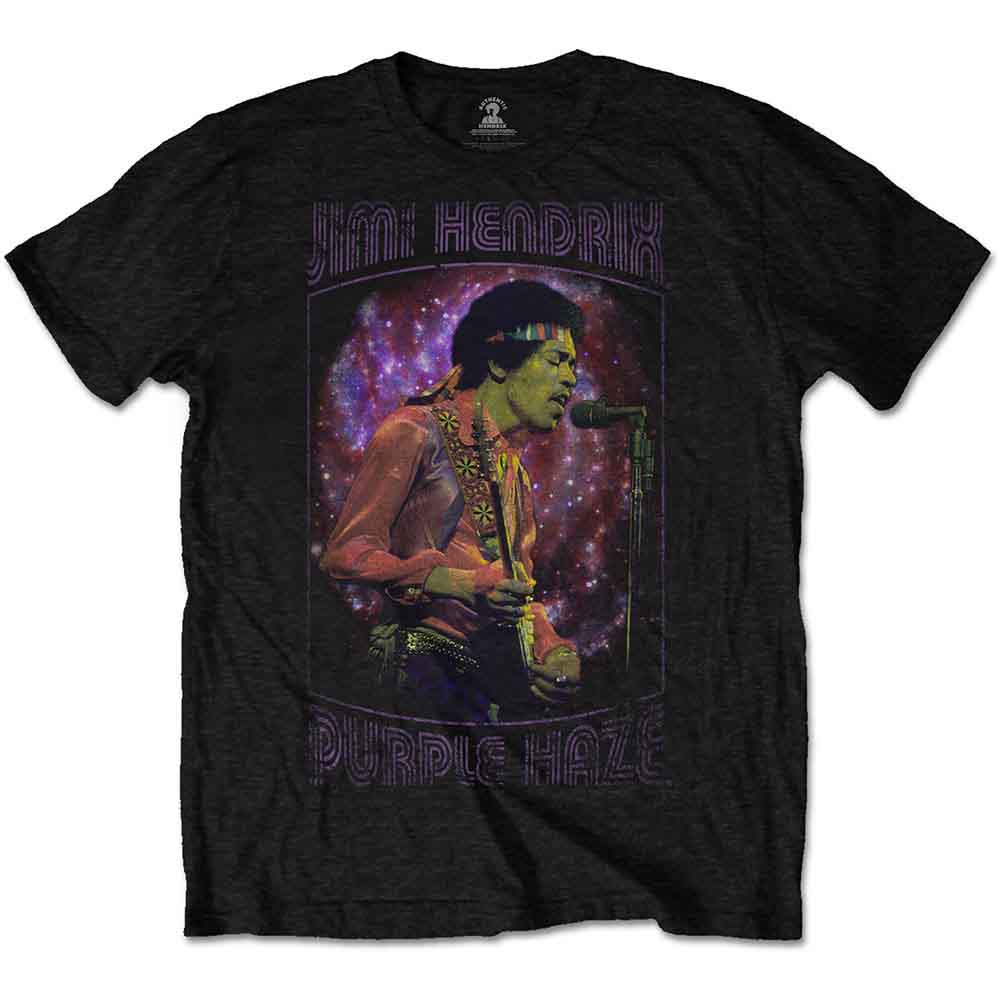 Jimi Hendrix - Purple Haze Frame | T-Shirt Black