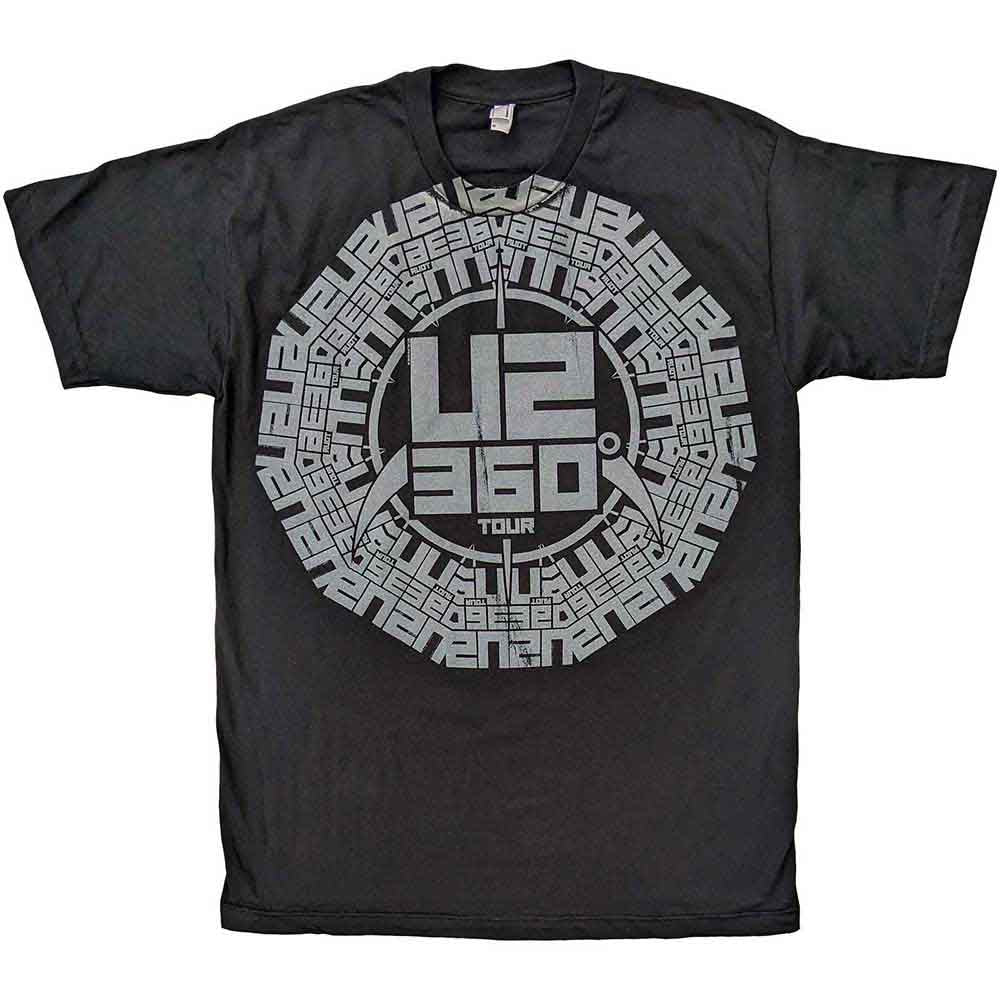 U2 - 360 Degree Tour Logo | T-Shirt Black