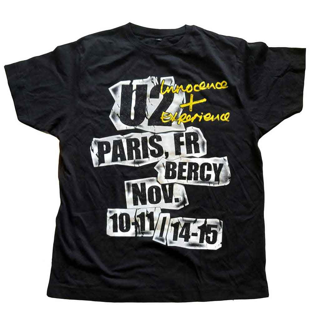 U2 - I+E Paris Event 2015 | T-Shirt Black