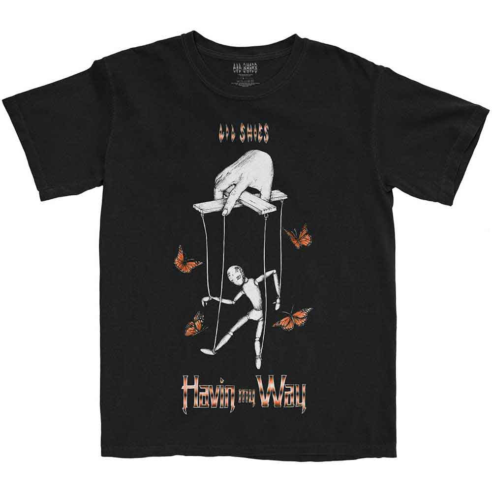 Lil Skies - Butterfly Puppet | T-Shirt Black