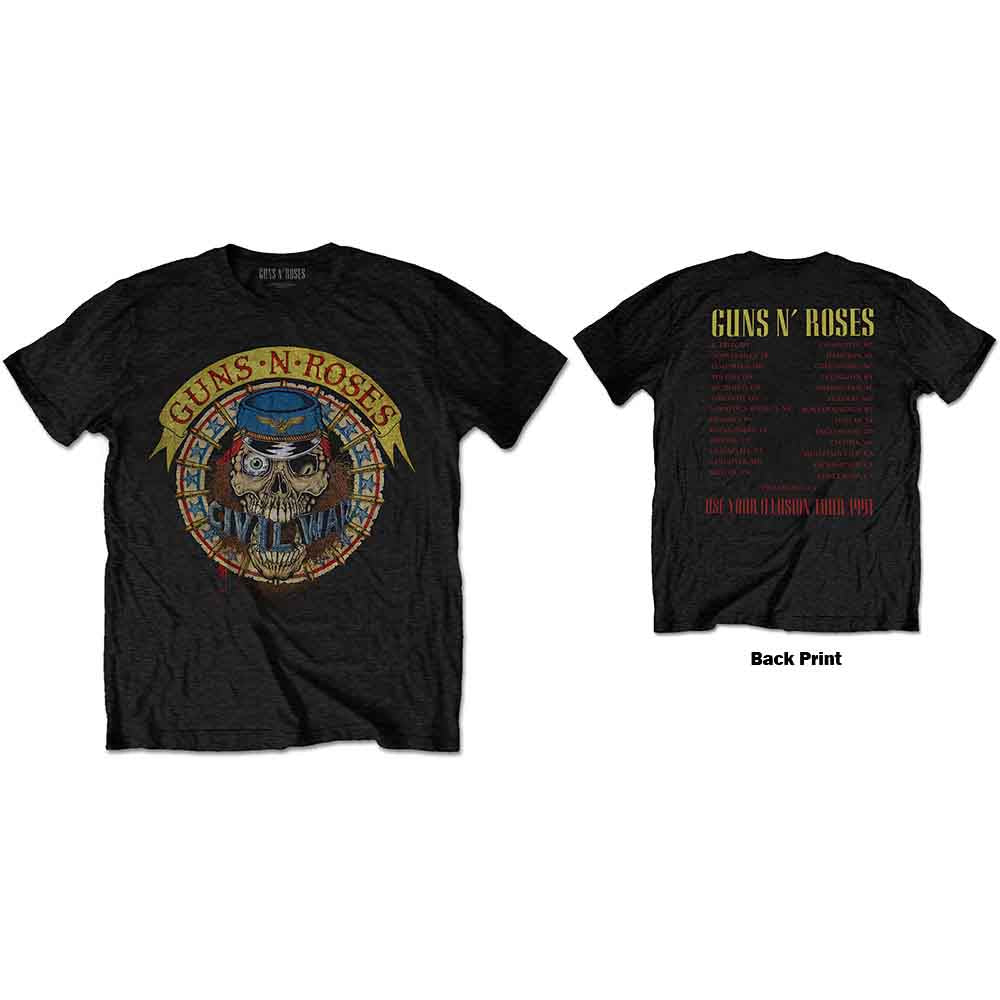 Guns N' Roses - Skull Circle | T-Shirt Black