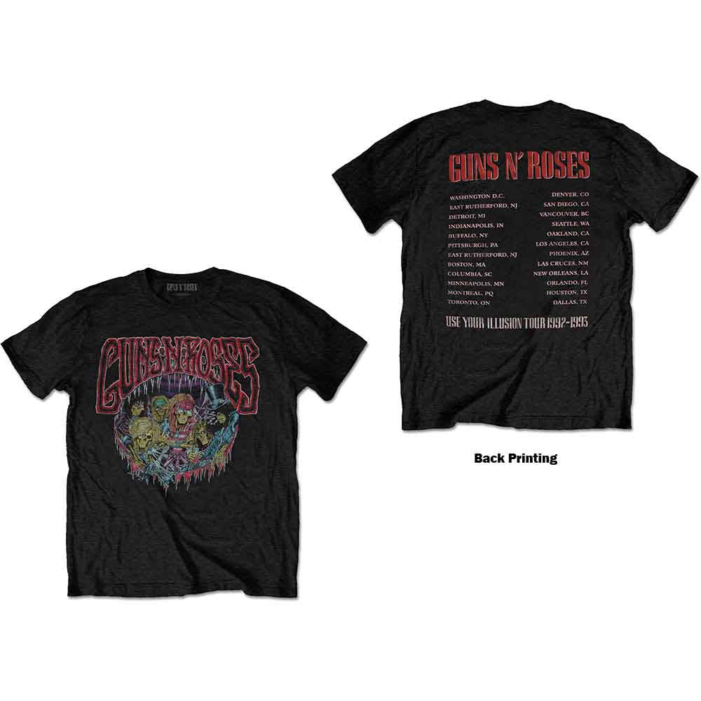Guns N' Roses - Illusion Tour | T-Shirt Black