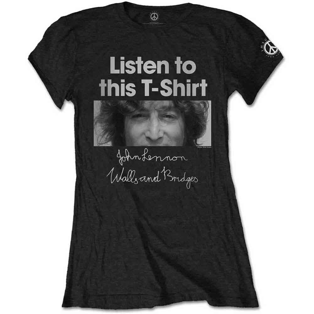 John Lennon - Listen Lady | T-Shirt Black