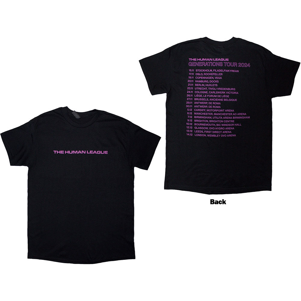 The Human League | Generations Tour '24 Text | Black