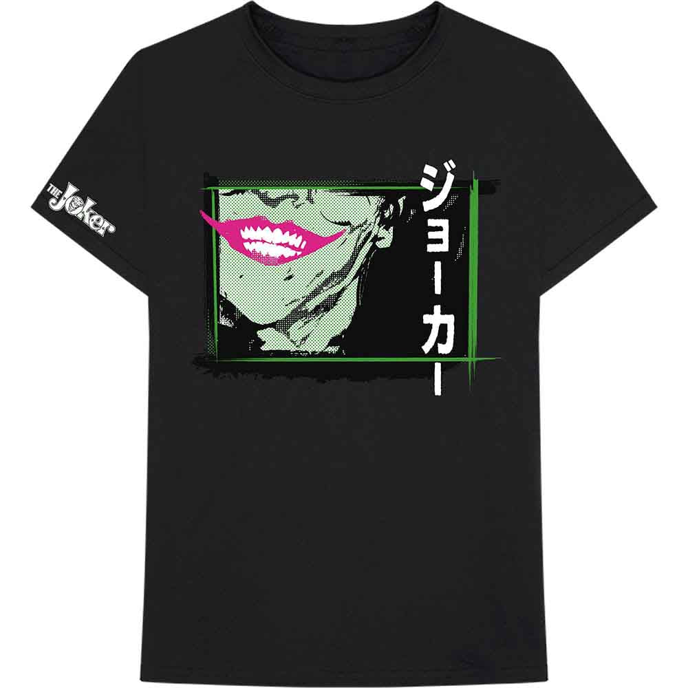 DC Comics - Joker Smile Frame Anime | T-Shirt Black