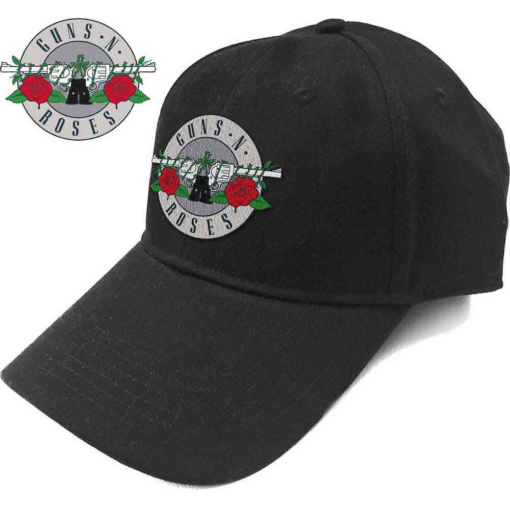 Guns N' Roses - Silver Circle Logo | Hat Black