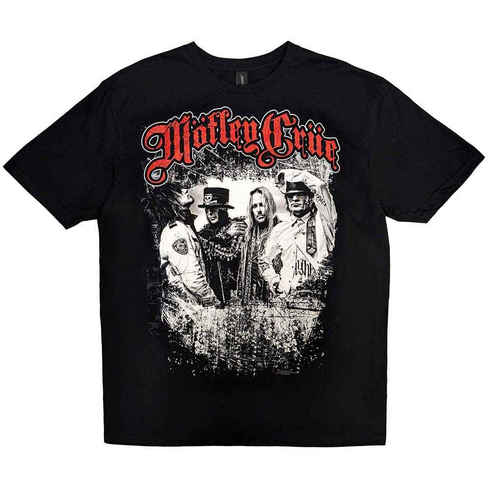 Motley Crue - Greatest Hits Band Shot | T-Shirt Black