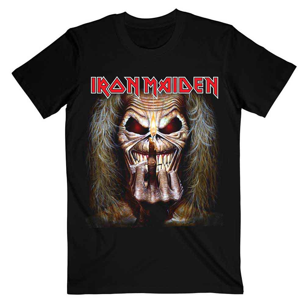 Iron Maiden - Eddie Candle Finger | T-Shirt Black