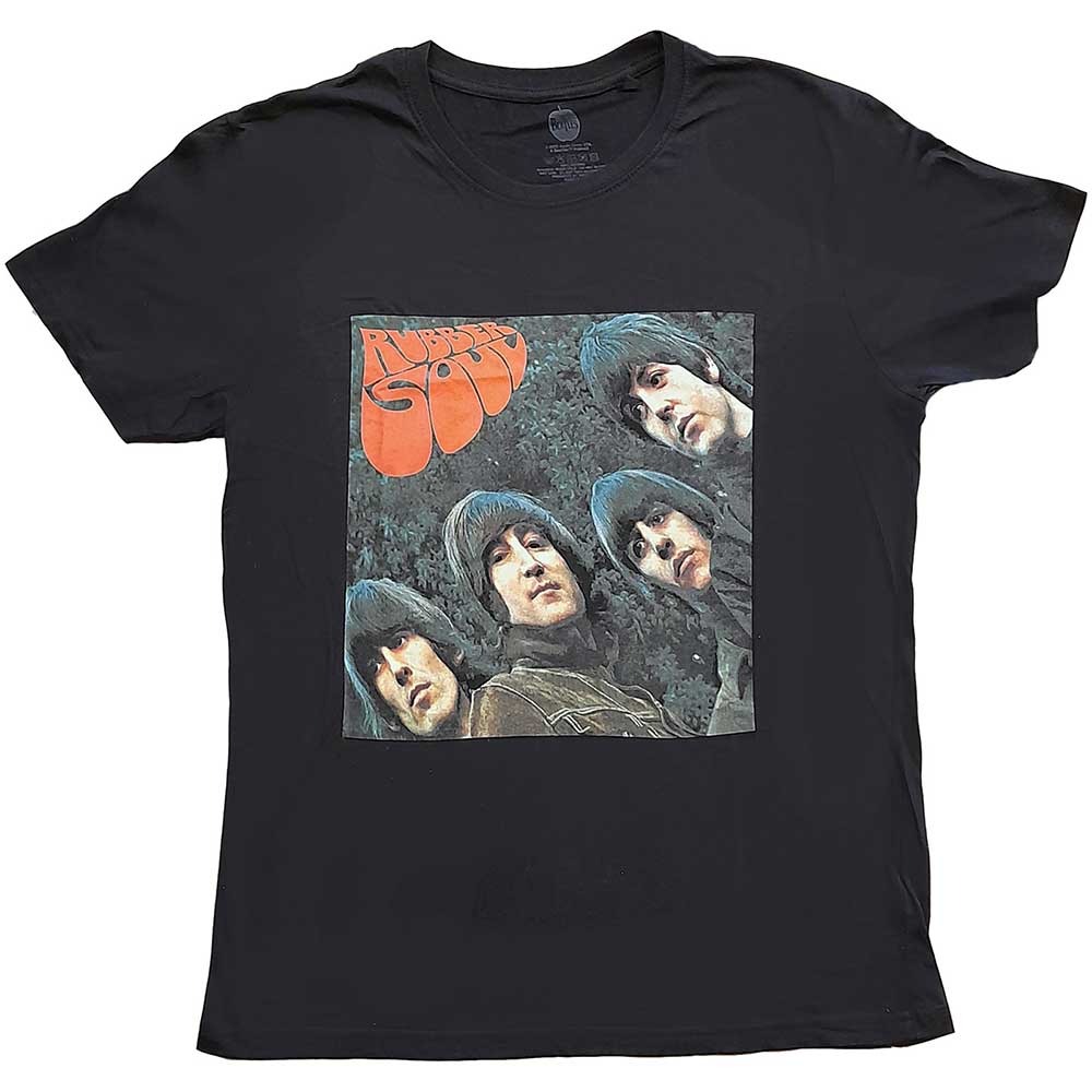 The Beatles - Rubber Soul Album Cover | T-Shirt Black