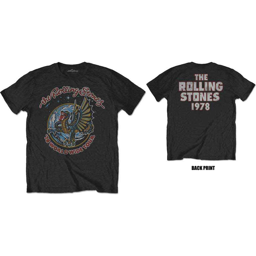 The Rolling Stones - Dragon '78 | T-Shirt Black