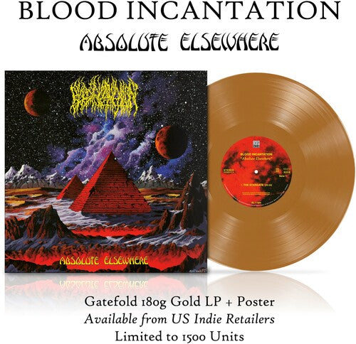 Blood Incantation | Absolute Elsewhere (Indie Exclusive, Colored Vinyl, Gold, Limited Edition, 180 Gram Vinyl) | Vinyl