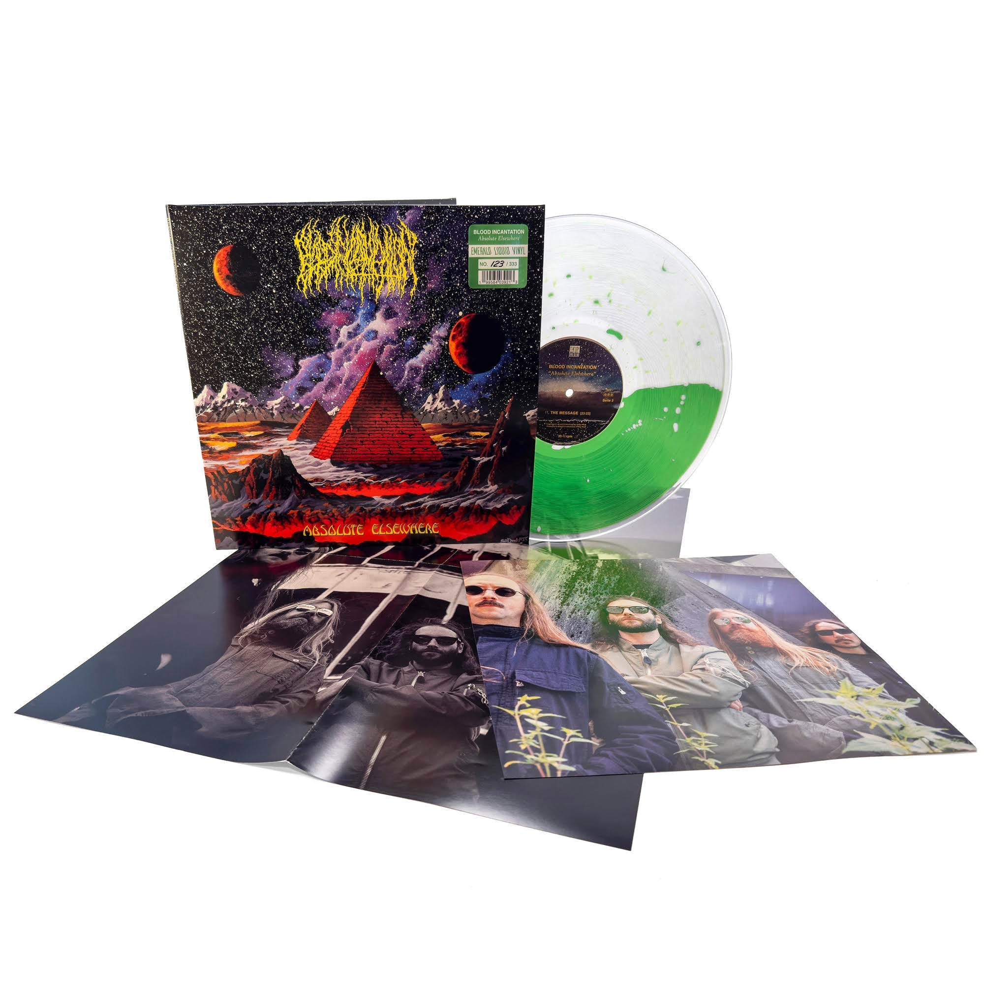 Blood Incantation - Absolute Elsewhere (Ltd. Deluxe) [Emerald Liquid Filled Vinyl] | Vinyl