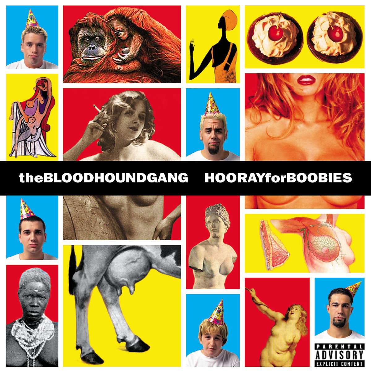 Bloodhound Gang - Hooray For Boobies: 20th Anniversary Edition (Blue/White/Yellow Splatter Colored Vinyl) (2 Lp's) | Vinyl