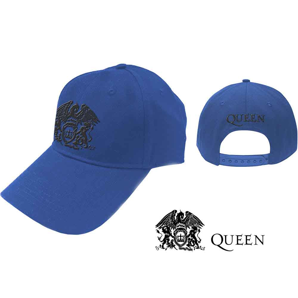 Queen - Black Classic Crest | Hat Blue
