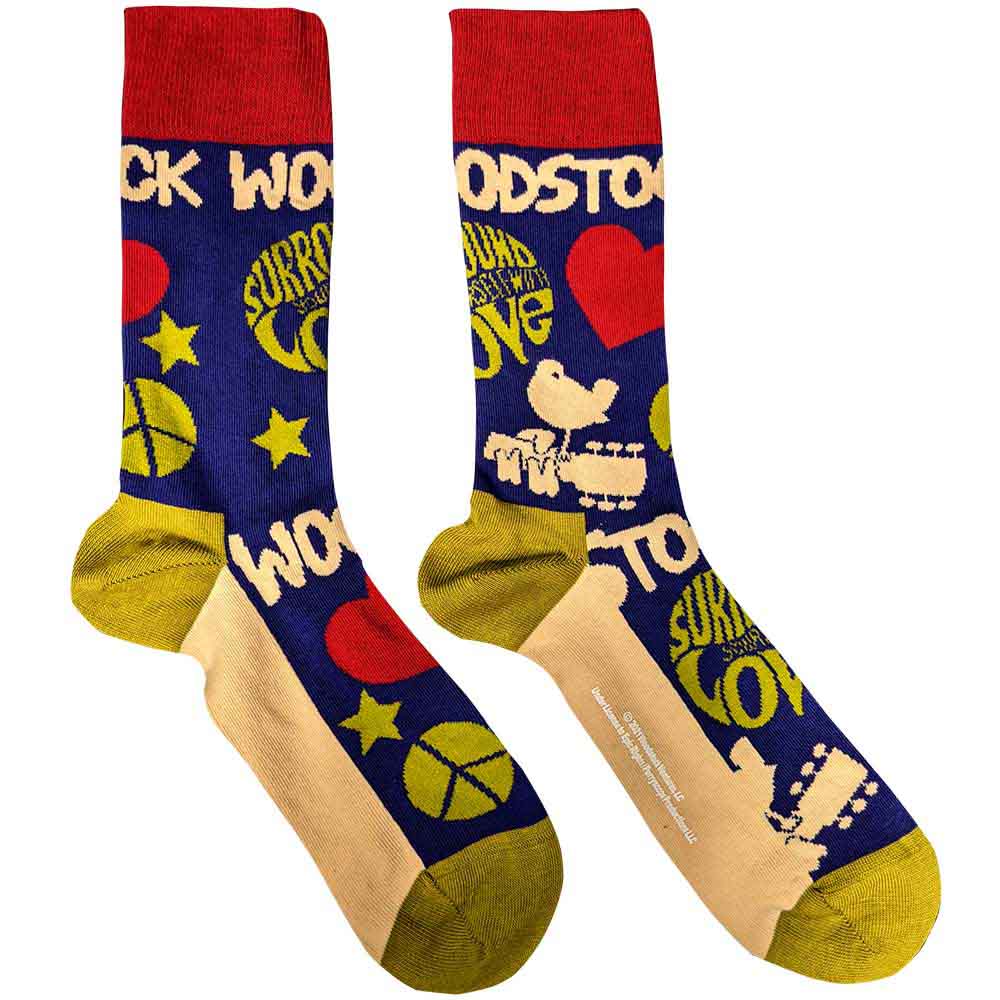 Woodstock - Surround Yourself | Socks Blue
