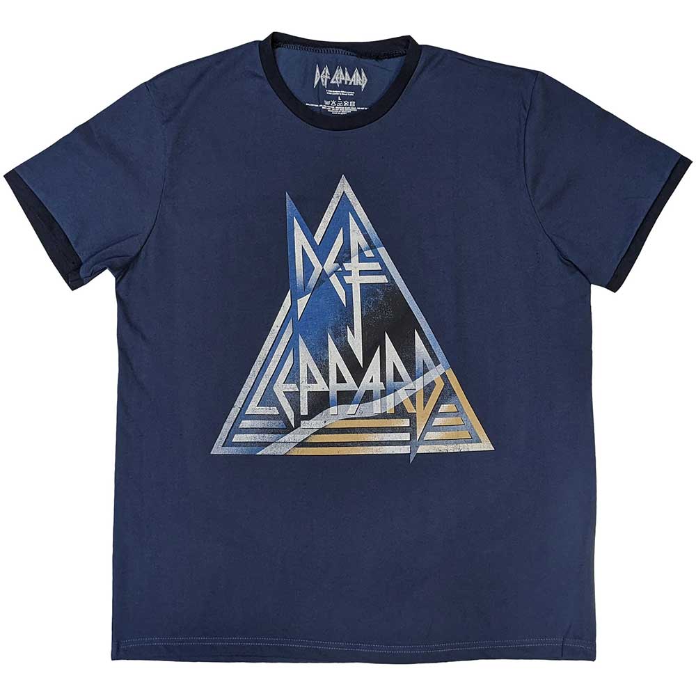 Def Leppard | Triangle Logo | Blue