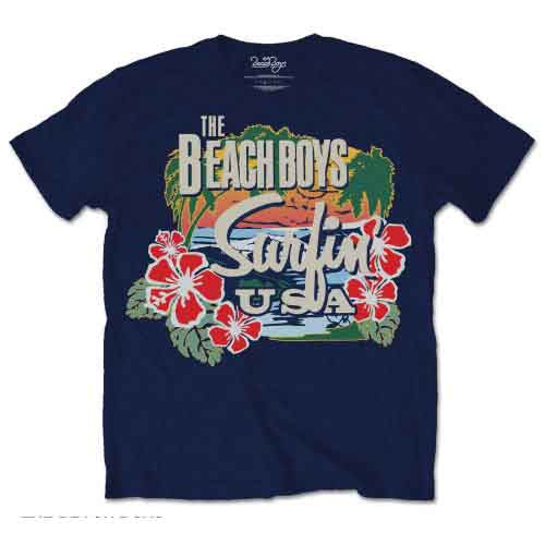 The Beach Boys - Surfin USA Tropical | T-Shirt Blue