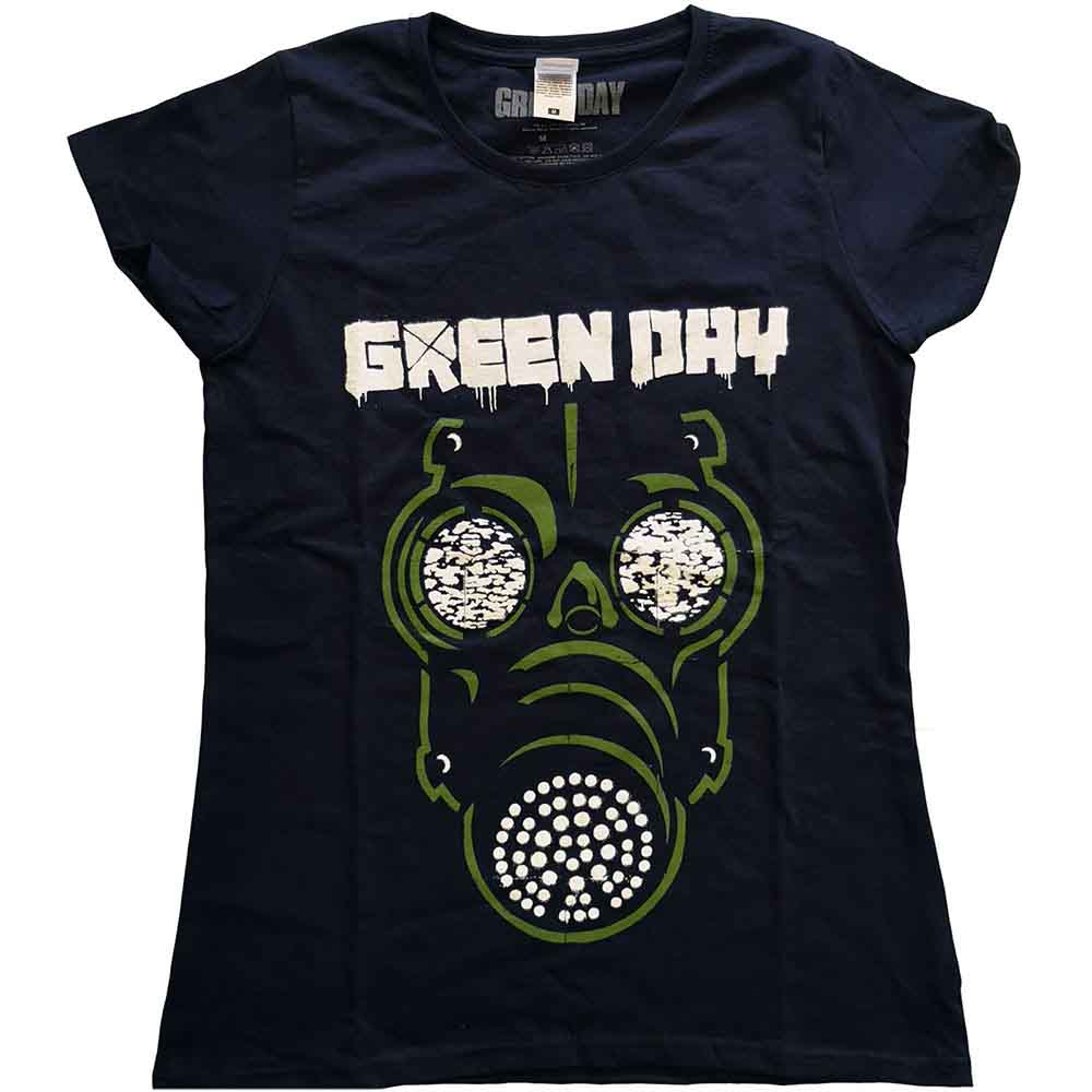 Green Day - Green Mask | T-Shirt Blue