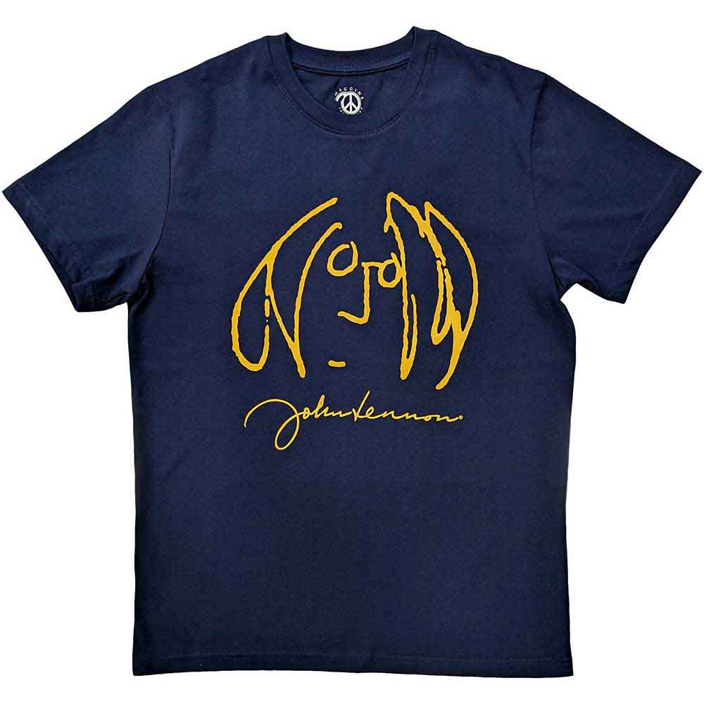 John Lennon - Self Portrait | T-Shirt Blue