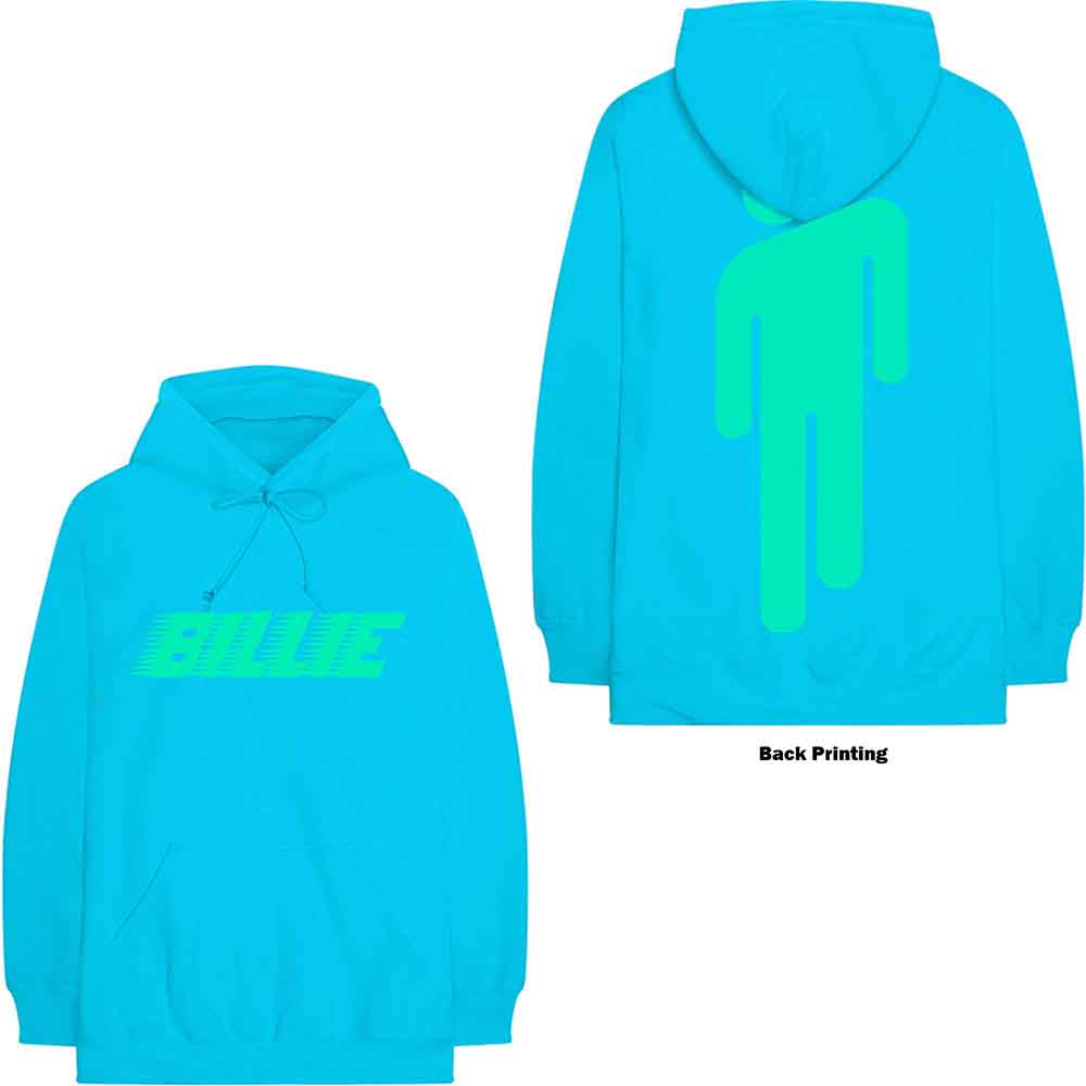 Billie Eilish - Logo & Blohsh | Sweatshirt Blue