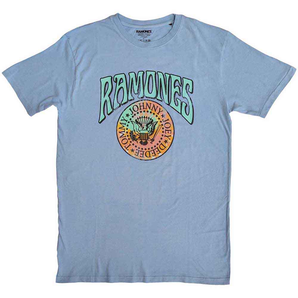 Ramones - Crest Psych | T-Shirt Blue