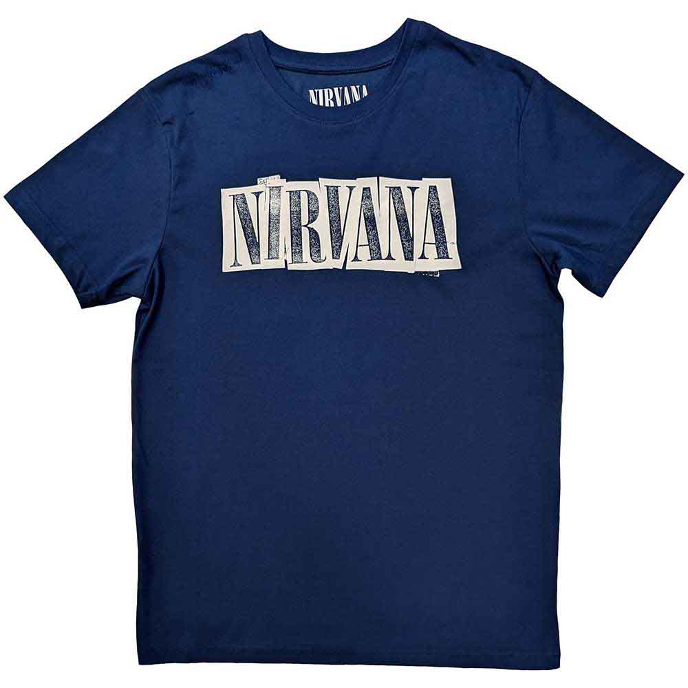 Nirvana - Box Logo | T-Shirt Blue