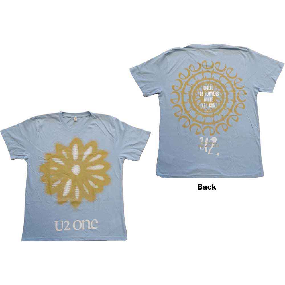 U2 - Glastonbury 2011 Smell the Flowers | T-Shirt Blue
