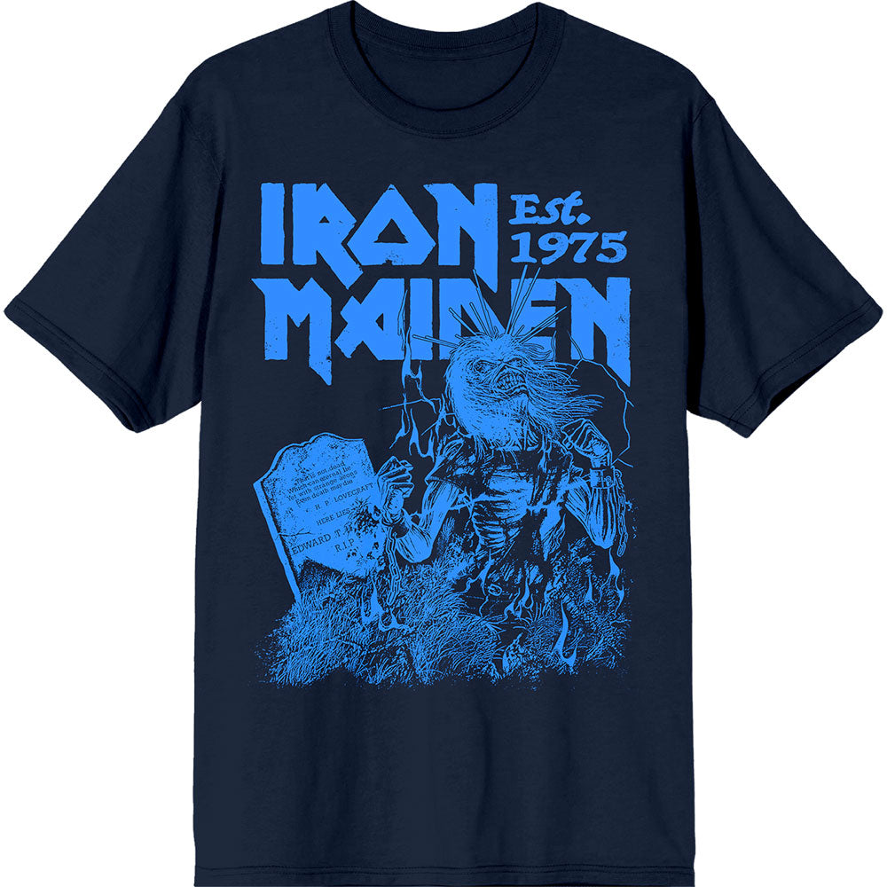 Iron Maiden | Est. 1975 Life After Death Stamp | Blue