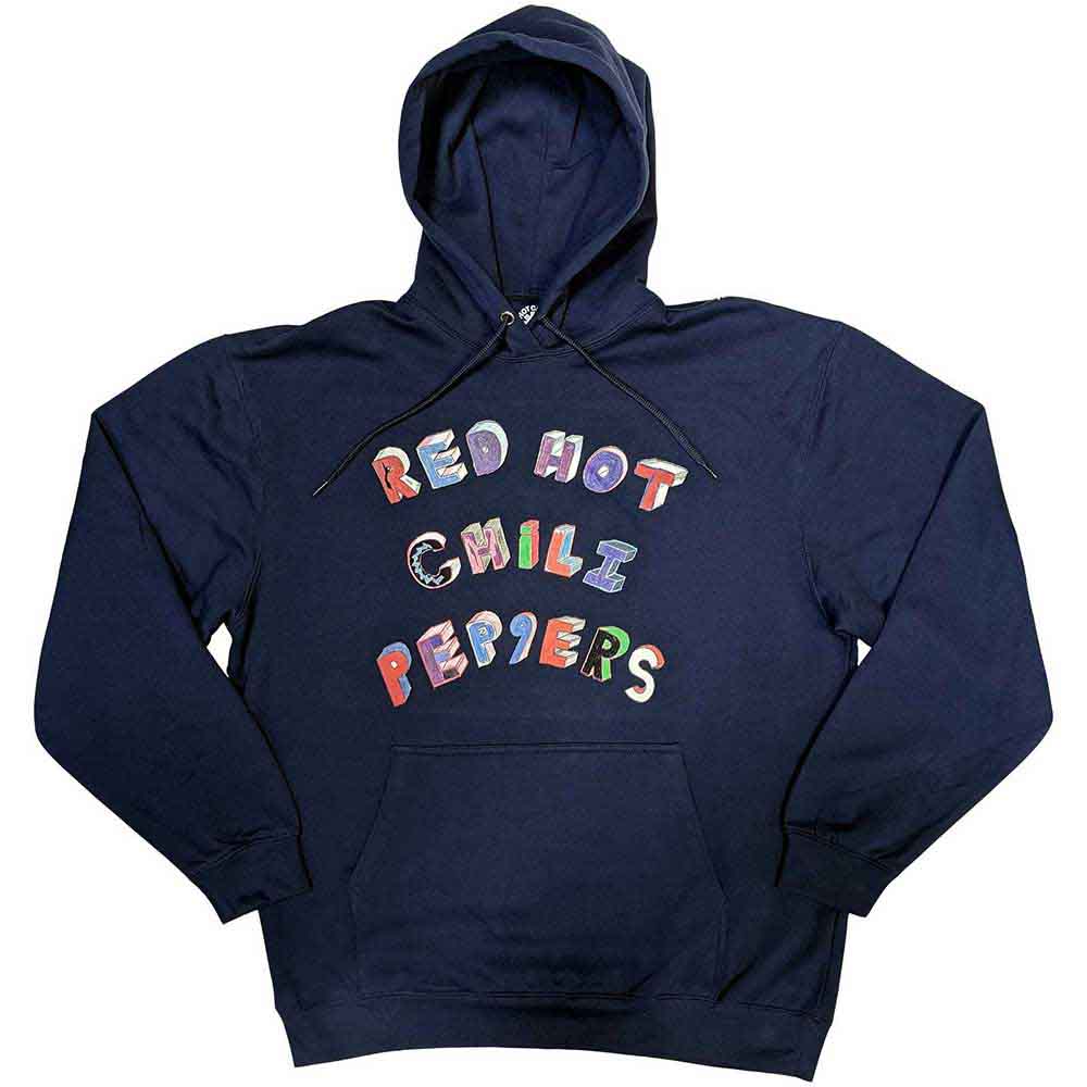 Red Hot Chili Peppers - Colourful Letters | Sweatshirt Blue