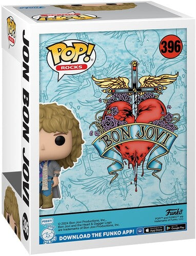 Bon Jovi | FUNKO POP! Rocks: Jon Bon Jovi (1980's) (Vinyl Figure) | Action Figure