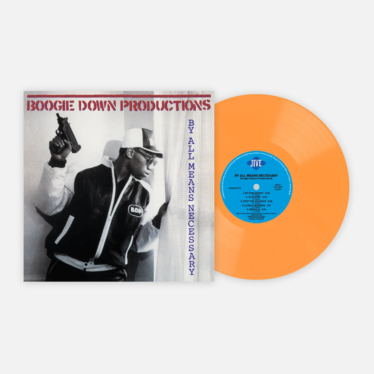 Boogie Down Productions | By All Means Necessary (Limited Edition, Orange Colored Vinyl) | Vinyl