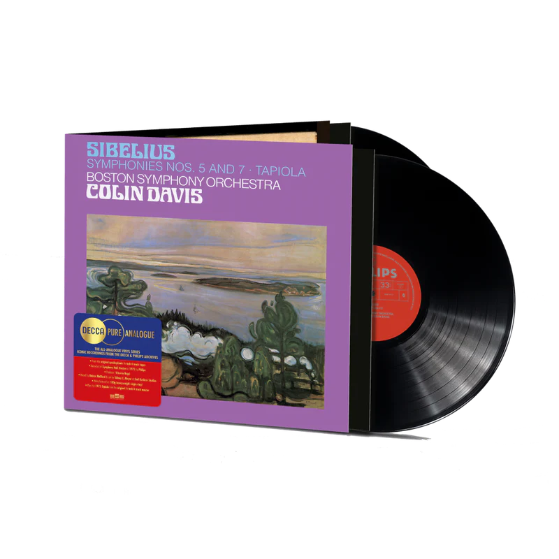 Boston Symphony Orchestra/Sir Colin Davis | Sibelius: Symphonies Nos. 5 And 7; Tapiola (Decca Pure Analogue Series) [180G 2LP] | Vinyl