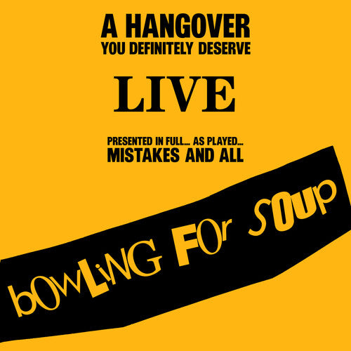 Bowling for Soup | A Hangover You Definitely Deserve (Live) (Digipack Packaging) (2 Cd's) | CD