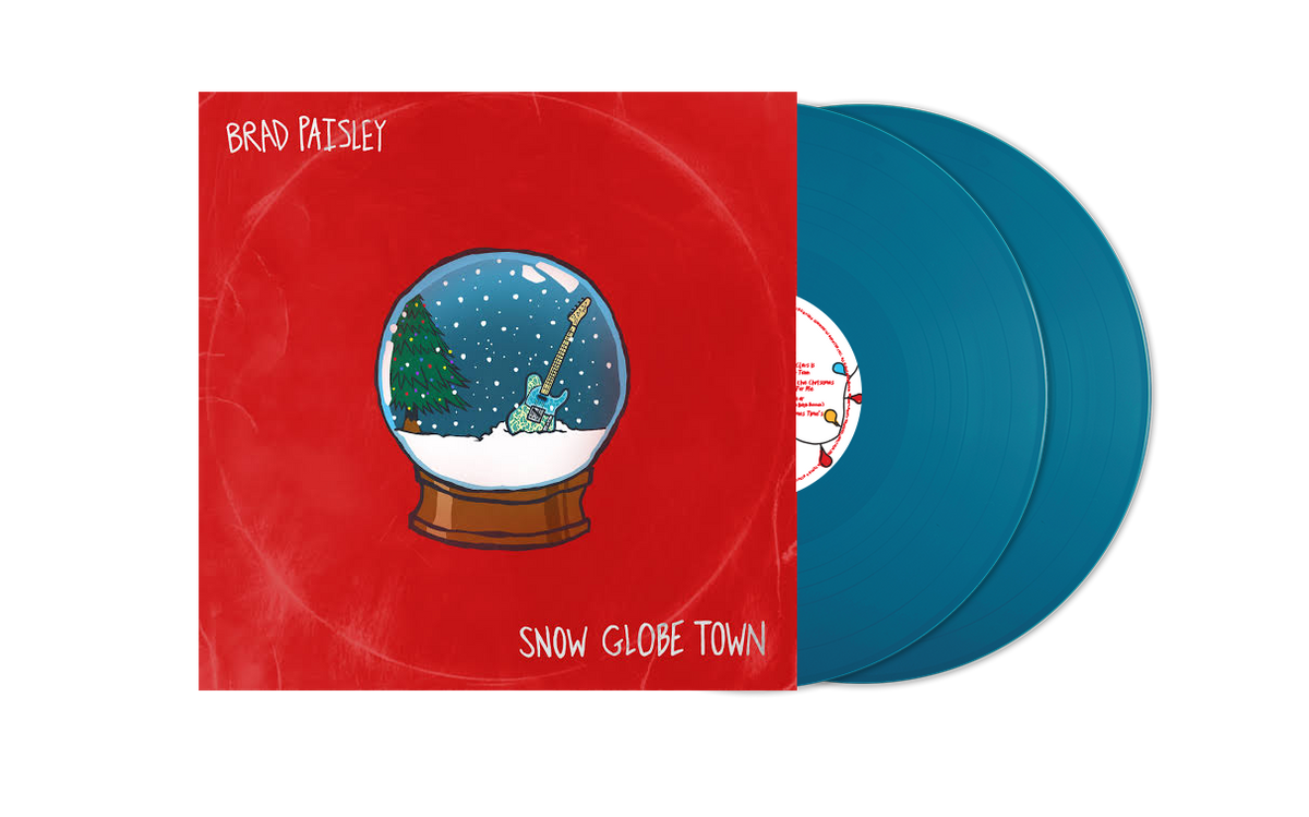 Brad Paisley - Snow Globe Town [Aqua Vinyl] [2LP] | Vinyl