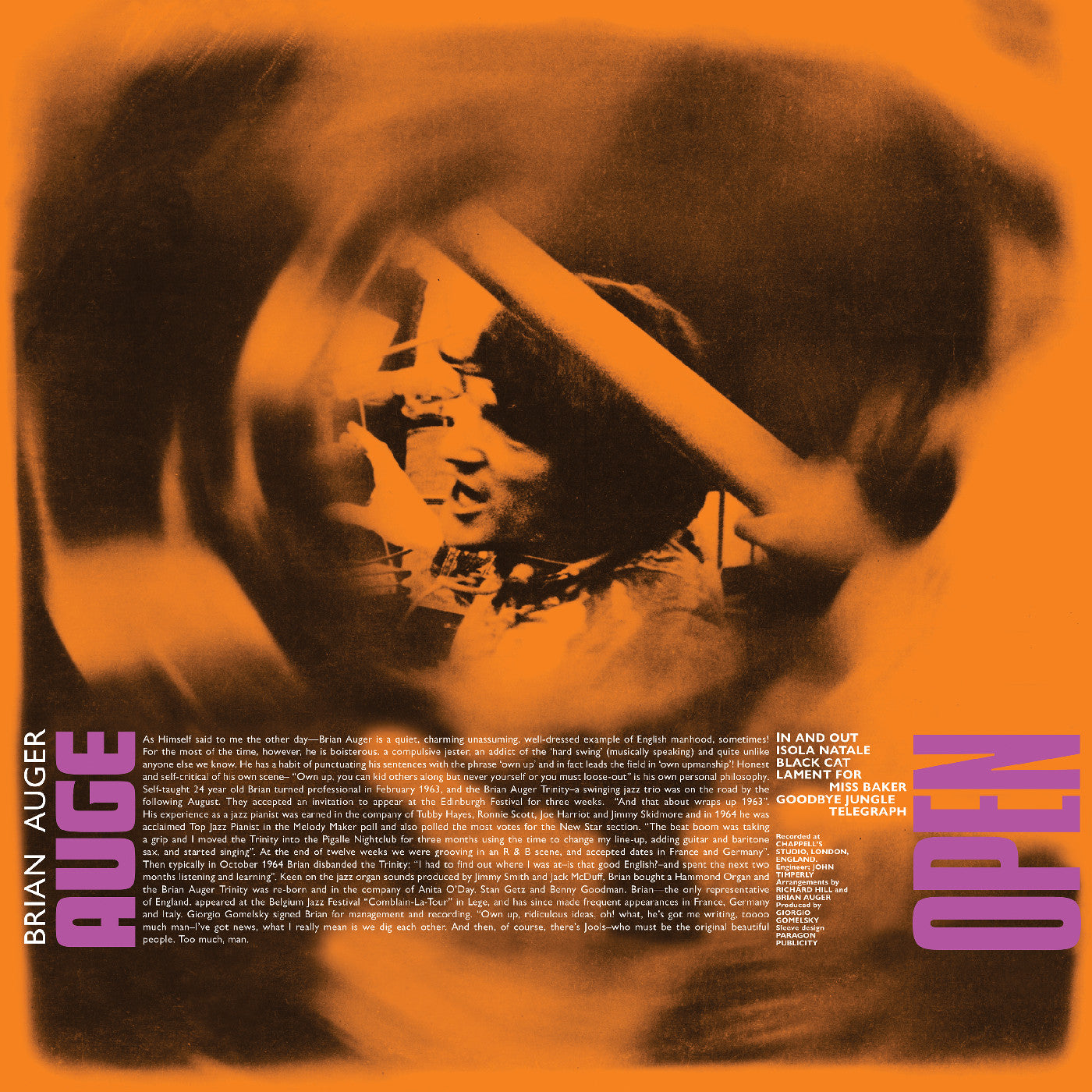 Brian Auger & The Trinity Driscoll Julie | Open | Vinyl