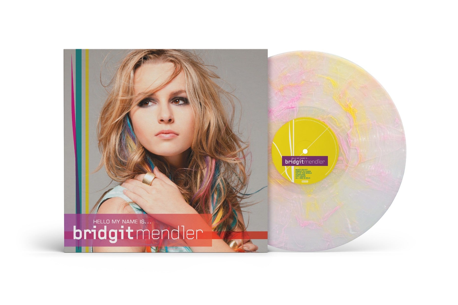 Bridgit Mendler | Hello My Name Is… [Clear/Pink-Yellow Splatter Lp] | Vinyl