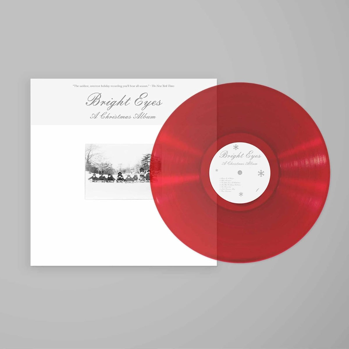 Bright Eyes | A Christmas Album (Translucent Red Colored Vinyl) | Vinyl - 0