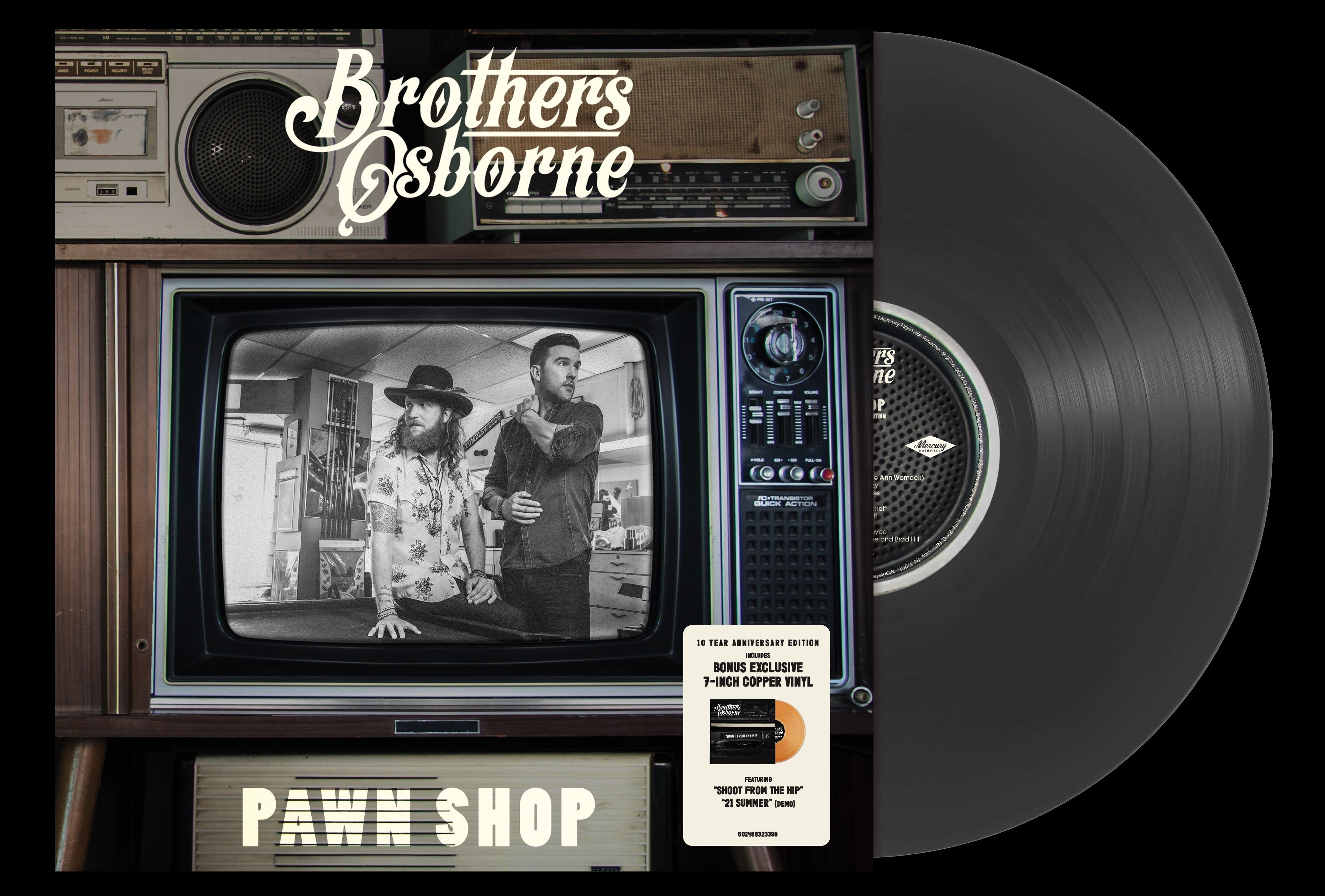Brothers Osborne | Pawn Shop (10 Year Anniversary) [LP/Copper 7" Single] | Vinyl