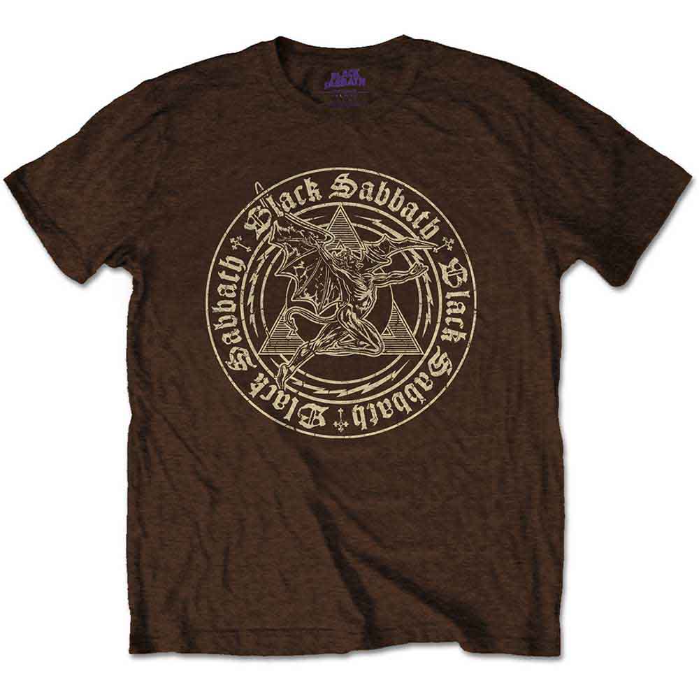 Black Sabbath - Henry Pyramid Emblem | T-Shirt Brown