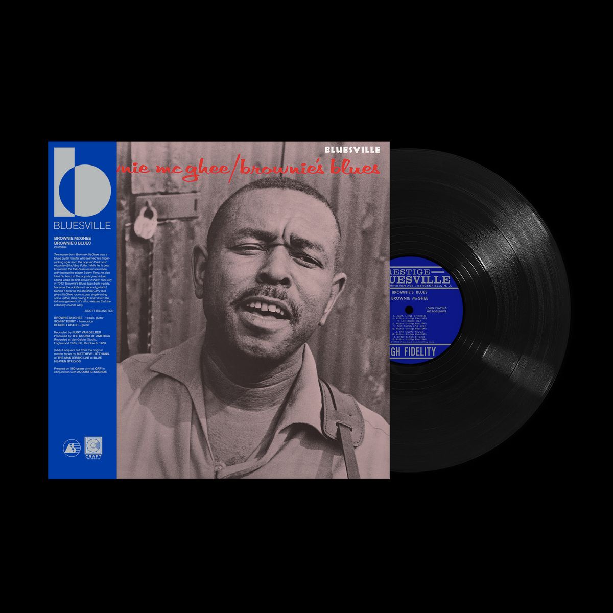 Brownie McGhee - Brownie's Blues (Bluesville Acoustic Sounds Series) (180G) [LP] | Vinyl