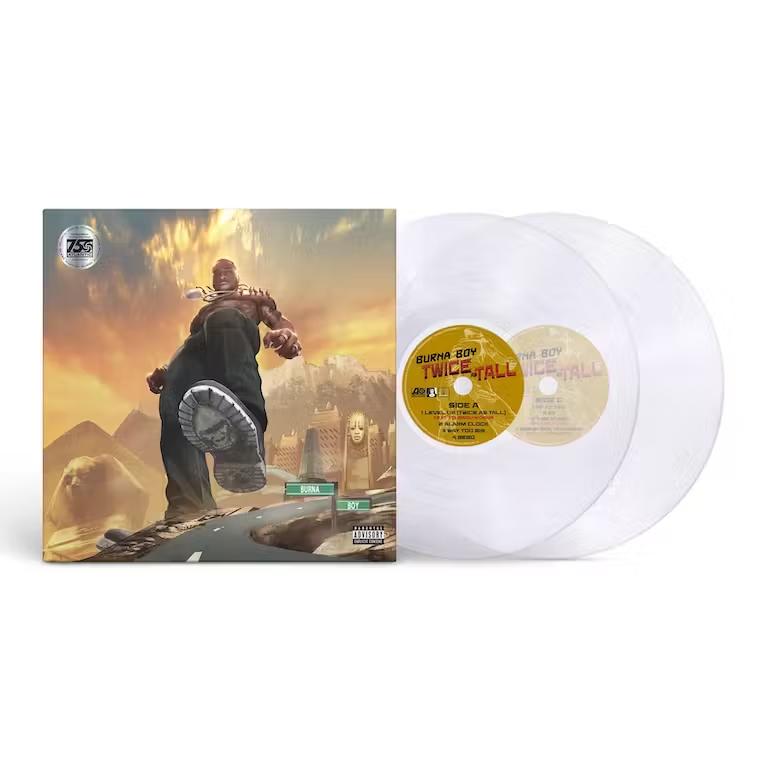 Burna Boy - Twice As Tall [Explicit Content] (140 Gram Vinyl, Clear Vinyl) (2 Lp's) | Vinyl