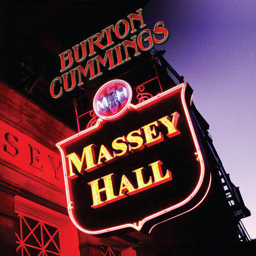 Burton Cummings | Massey Hall (Limited Edition, Red Colored Vinyl) (2 Lp's) | Vinyl