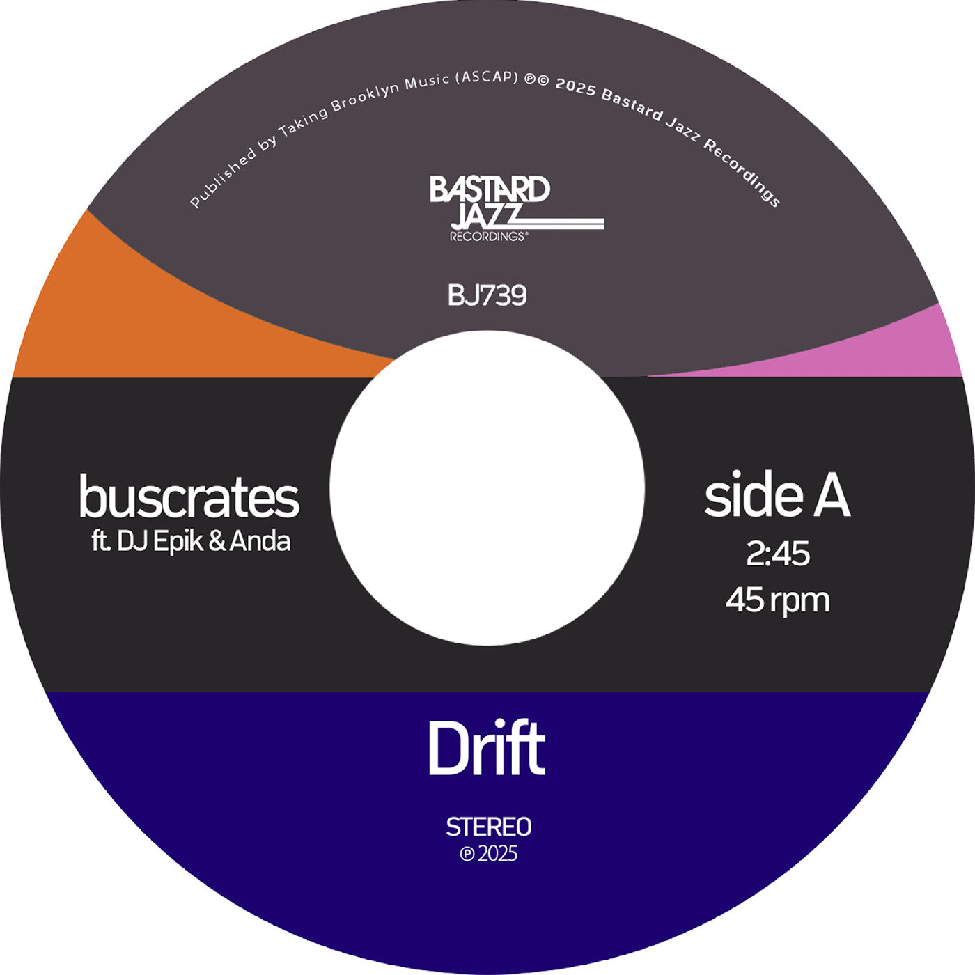 Buscrates - Drift / Serenity (Transparent Vinyl) | Vinyl