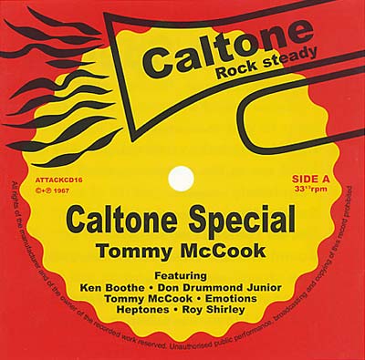 TOMMY MCCOOK - Caltone Special | CD