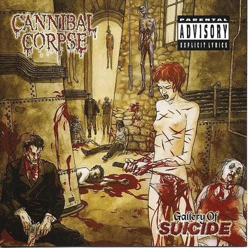 Cannibal Corpse | Gallery Of Suicide (Colored Vinyl, White, Red, Splatter) | Vinyl