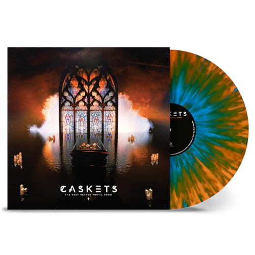 Caskets | The Only Heaven You'Ll Know (LP Sleeve) [Orange Sky Blue Splatter] | Vinyl