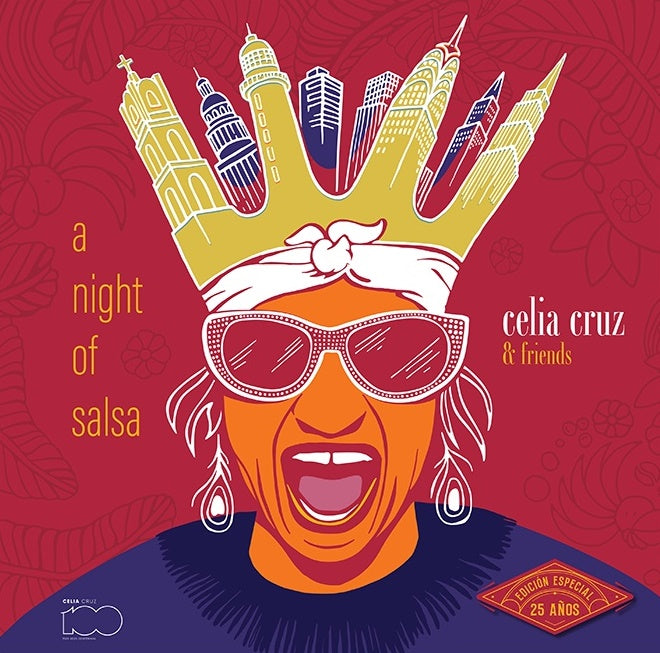 Celia Cruz & Friends | A Night of Salsa (25th Anniversary Edition) (180 Gram Magenta Splatter Colored Vinyl) (2 Lp's) | Vinyl