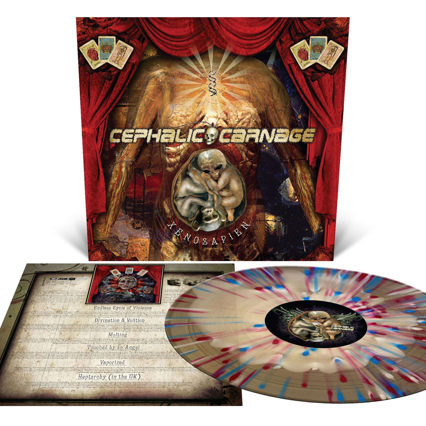 Cephalic Carnage | Xenosapien [Color In Color With Splatter Vinyl] | Vinyl