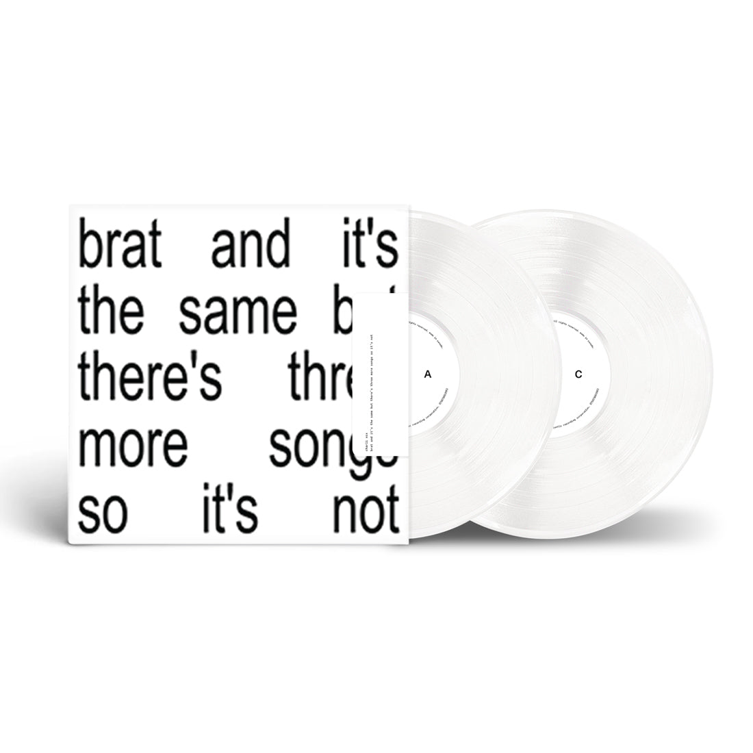 Charli XCX - Brat and It’s the Same But There’s Three More Songs So It’s Not (Colored Vinyl, White) (2LP) | Vinyl